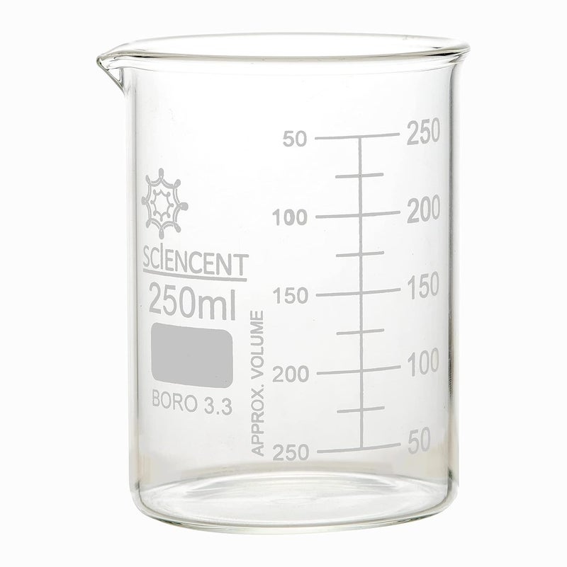 SCIENCENT WITH DEVICE Sciencent Glass Beaker Sets (250mlX6) - Image 2